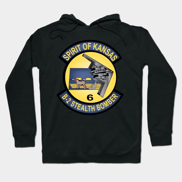 B2 - Spirit of Kansas Stealth Bomber wo Txt Hoodie by twix123844